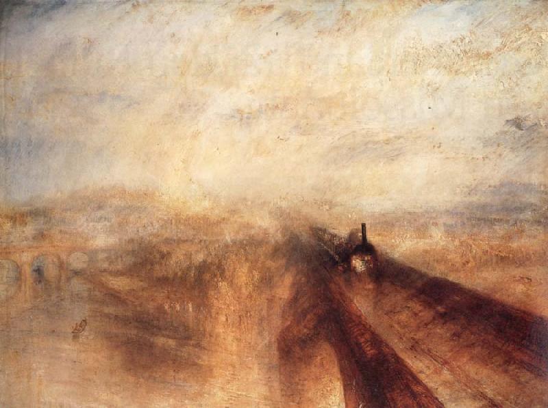 Eugene Delacroix Regen,Dampf und Geschwindigkeit oil painting image